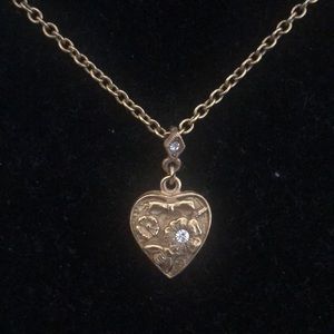 1928 Heart Pendant Necklace